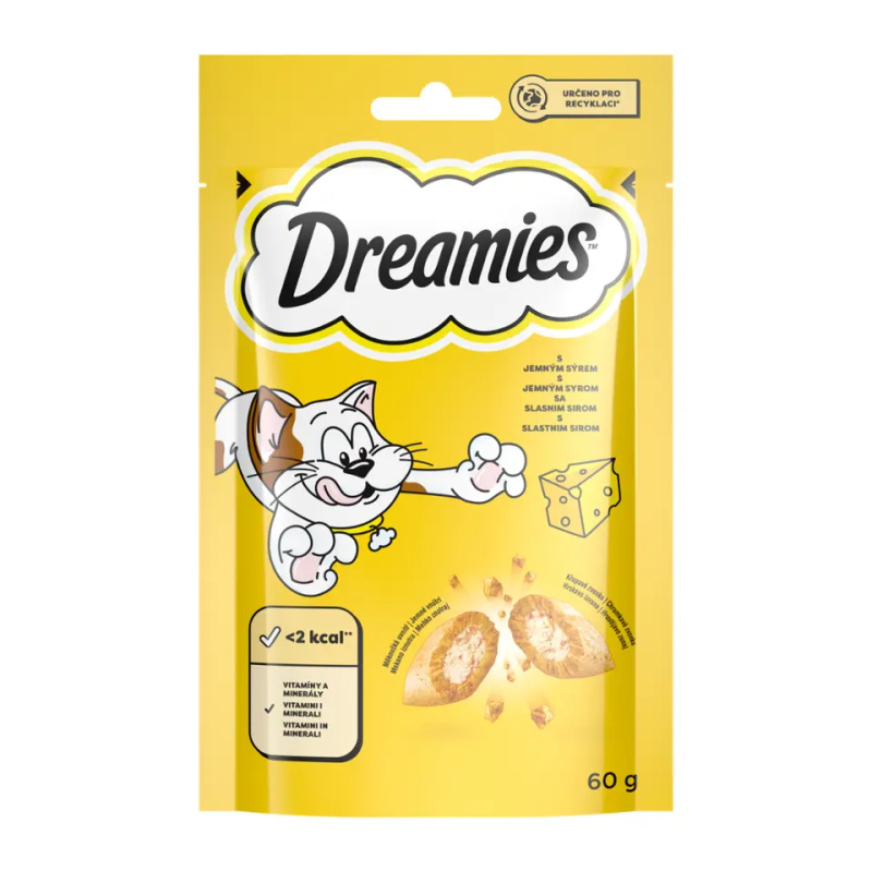 Whiskas Dreamies Pochoutka 60g - Sýr