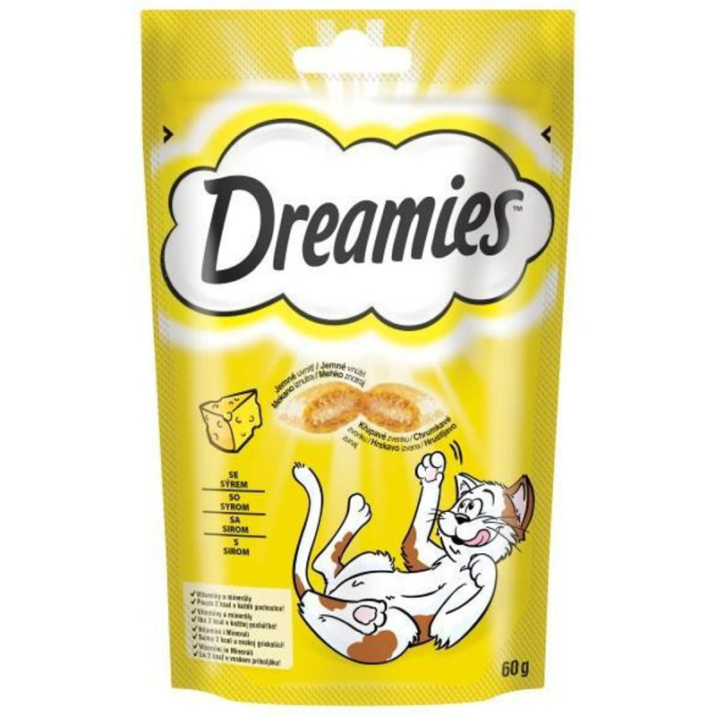 Whiskas Dreamies Pochoutka 60g - Sýr