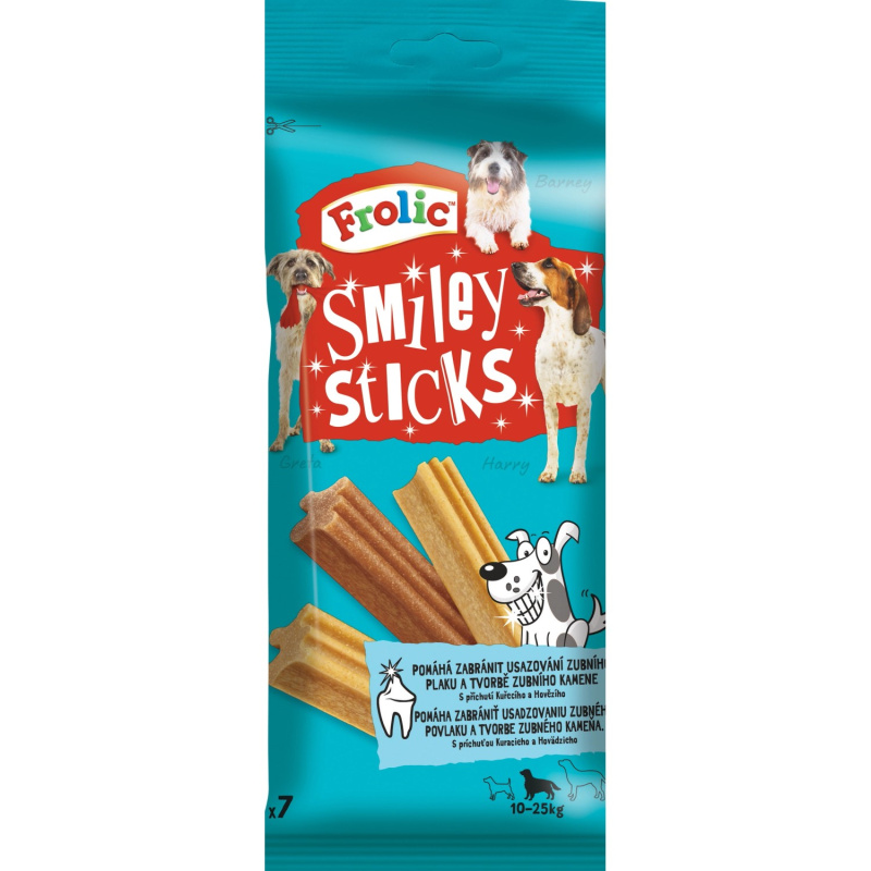 Frolic pochoutka Smiley Sticks  175g