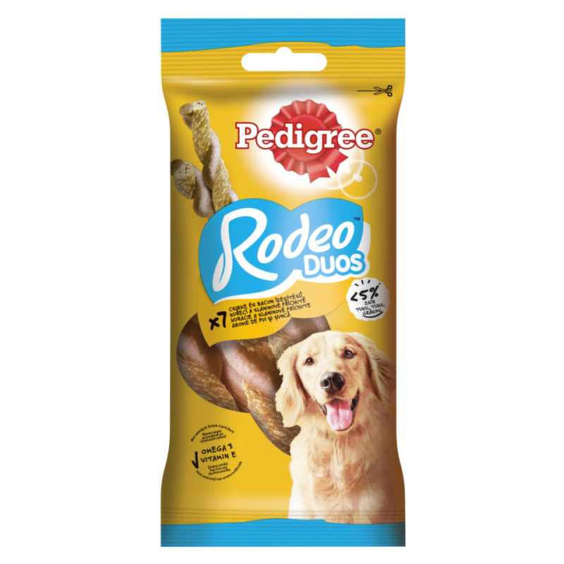 Pedigree Pochoutka Rodeo Duo kuře a slanina  123g