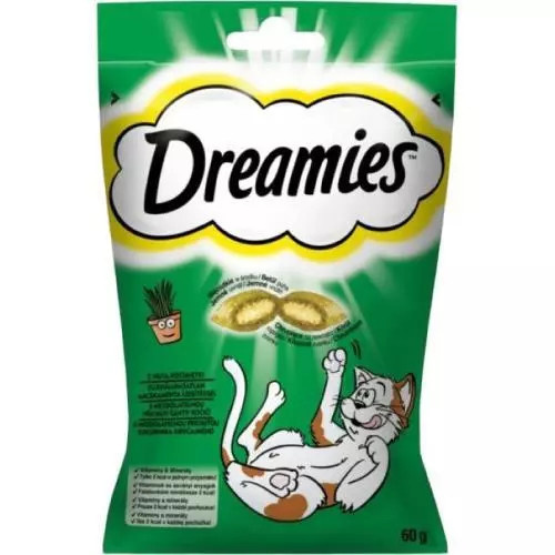 Whiskas Dreamies Pochoutka 60g - Catnip