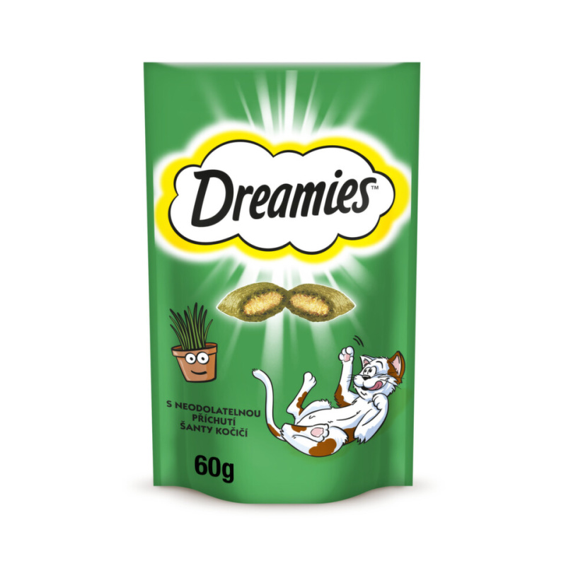 Whiskas Dreamies Pochoutka 60g - Catnip