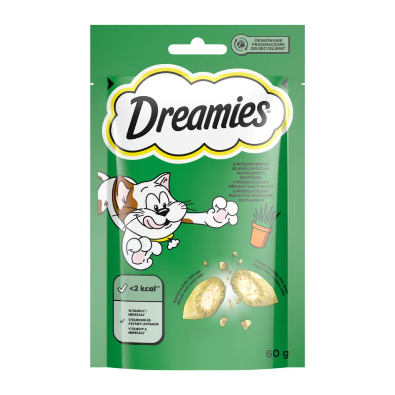 Whiskas Dreamies Pochoutka 60g - Catnip