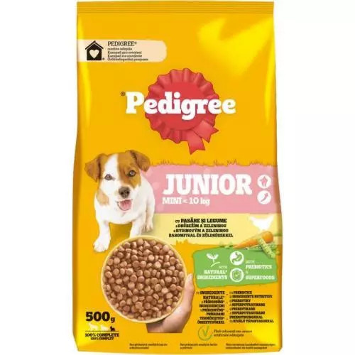 Pedigree granule mini junior drůbeží se zeleninou 500g