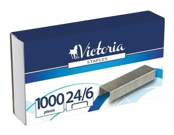 Victoria Drátky do sešívačky 24/6 - 1000 ks