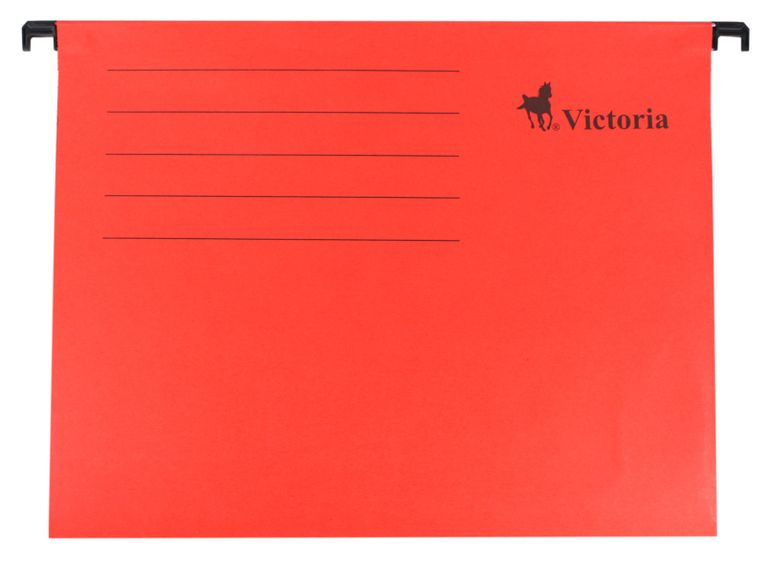 Victoria Závěsné zakládací desky A4 - červené