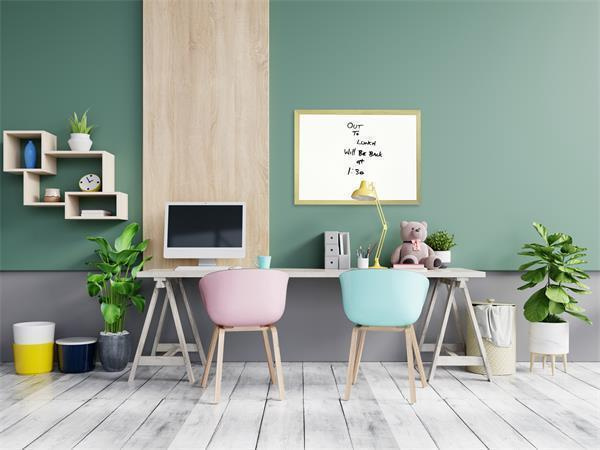 Bílá magnetická tabule 40x60cm, dřevěný rám, VICTORIA