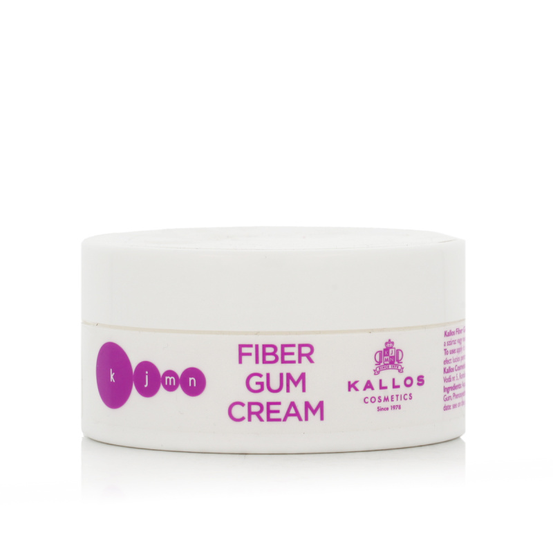 Kallos KJMN Professional Fiber Gum Cream modelovací guma na vlasy 100 ml