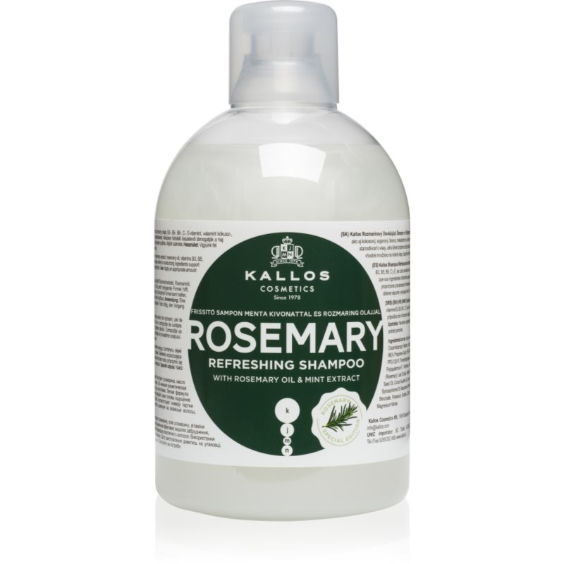 Kallos KJMN Professional Rosemary čisticí šampon 1000 ml