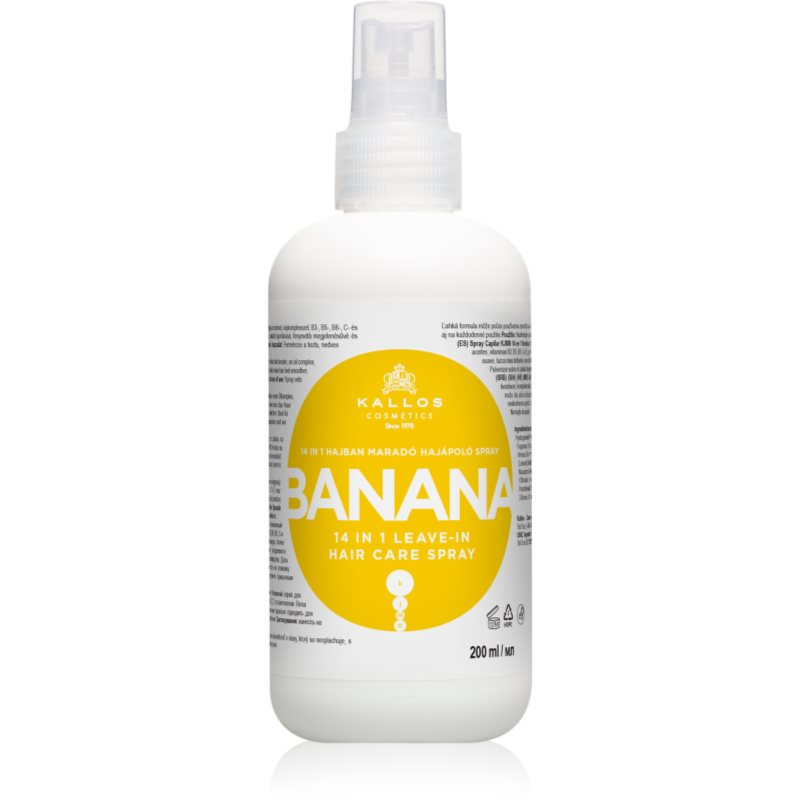 Kallos KJMN Professional Banana bezoplachový sprej na vlasy 200 ml