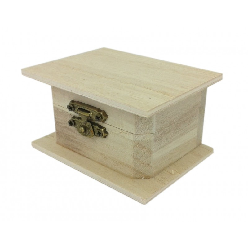 Dřevěná krabička malá 8,5x6,2x4,7cm