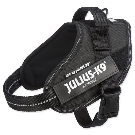 Postroj Trixie Julius-K9® IDC® černý XS/Mini: 40–53cm*22mm