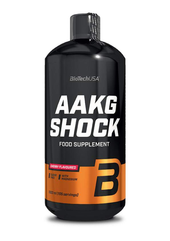 BioTechUSA AAKG Shock 1000 ml - višeň