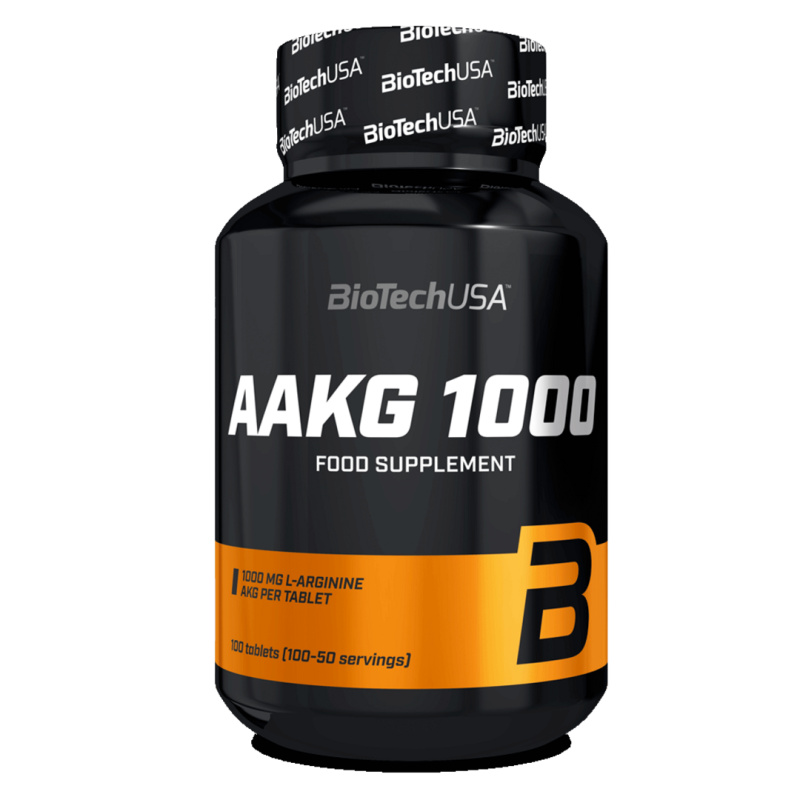 BioTech USA AAKG 100, Arginin, 100 tablet