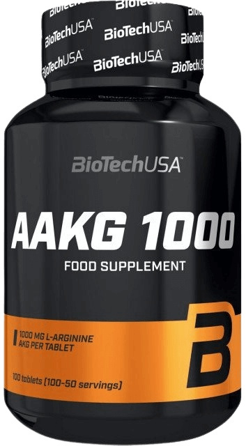 BioTech USA AAKG 100, Arginin, 100 tablet