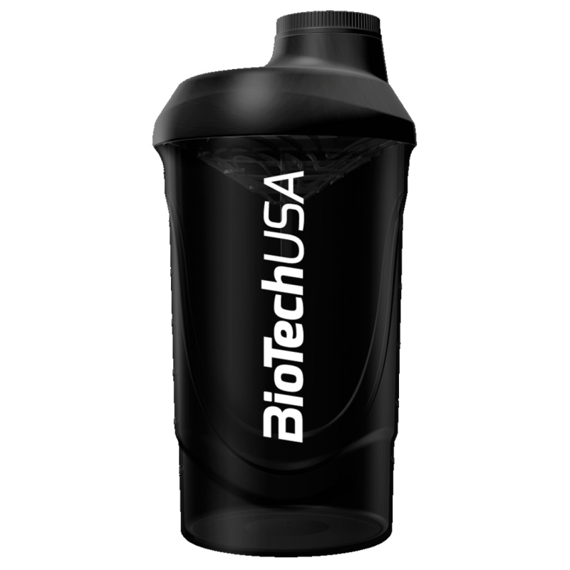 BioTech USA shaker Wave 600 ml Barva: Černá