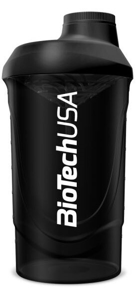 BioTech USA shaker Wave 600 ml Barva: Černá