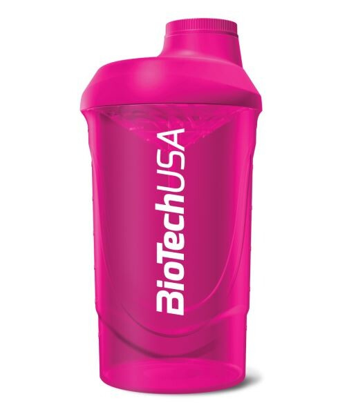 BioTech USA shaker Wave 600 ml Barva: Růžová