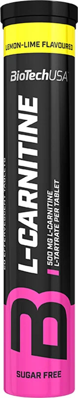Biotech USA BioTechUSA L-Carnitine 500 mg 20 tablet - citron /limetka