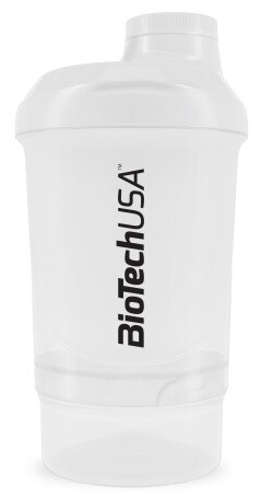 Biotech USA BioTechUSA šejkr Wave+ Nano 300ml +150ml - bílá