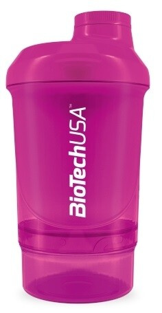 Biotech USA BioTechUSA šejkr Wave+ Nano 300ml +150ml - růžová