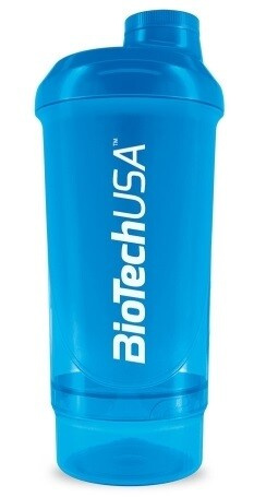 Biotech USA BioTechUSA šejkr Wave+ 500ml + 150ml - modrá