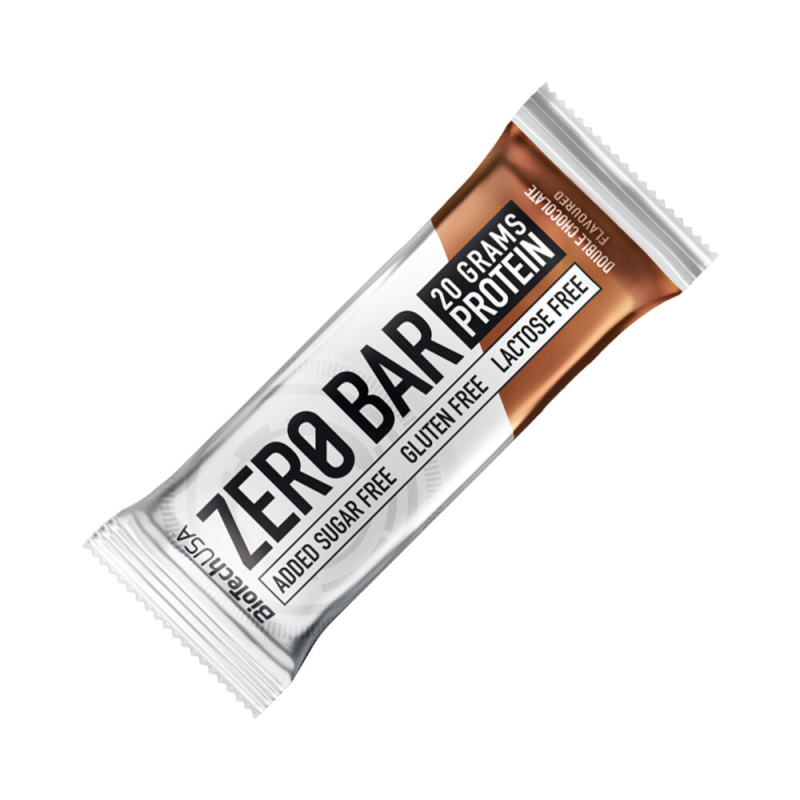 BioTech USA Zero Bar, proteinová tyčinka, 50 g Příchuť: Capuccino