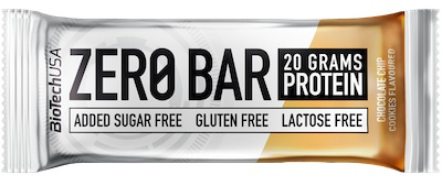 BioTech USA Zero Bar, proteinová tyčinka, 50 g Příchuť: Čokoláda/Sušenka