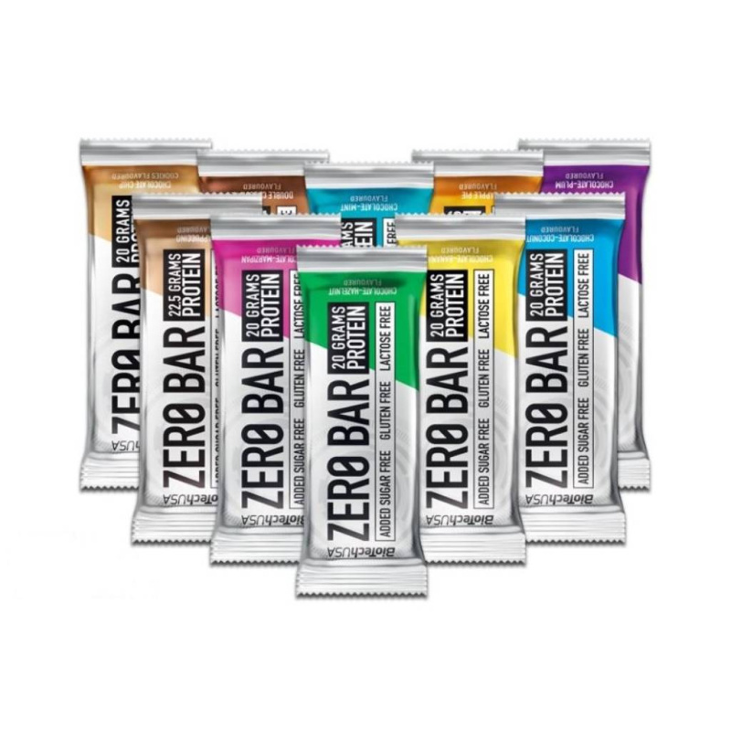 BioTech USA Zero Bar, proteinová tyčinka, 50 g Příchuť: Čokoláda/Oříšek