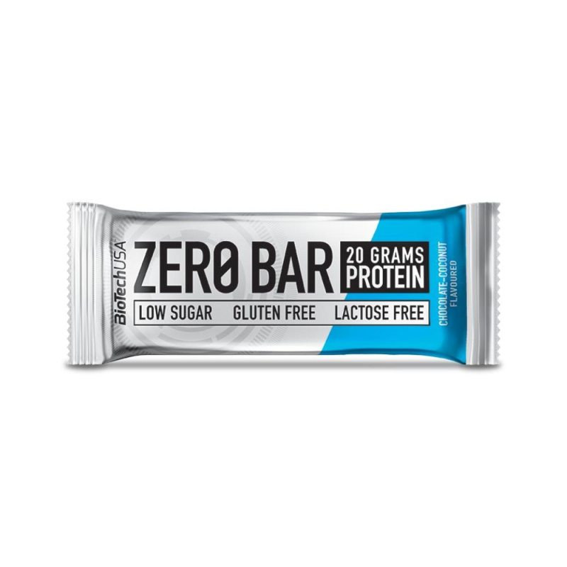 BioTech USA Zero Bar, proteinová tyčinka, 50 g Příchuť: Čokoláda/Kokos