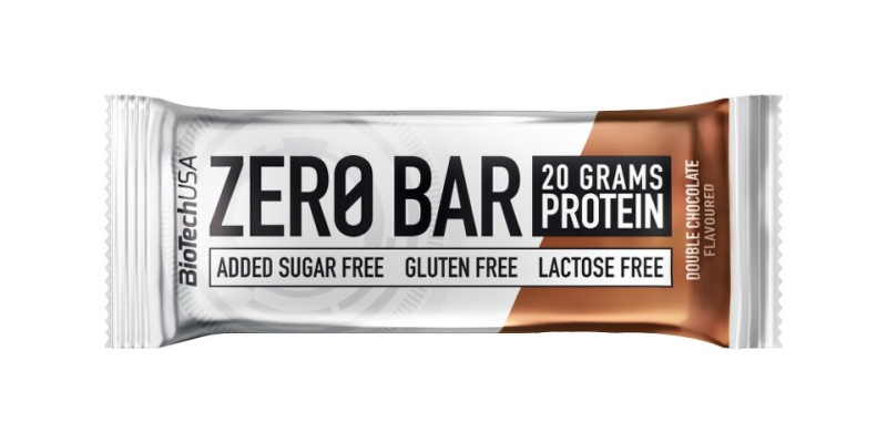 BioTech USA Zero Bar, proteinová tyčinka, 50 g Příchuť: Čokoláda