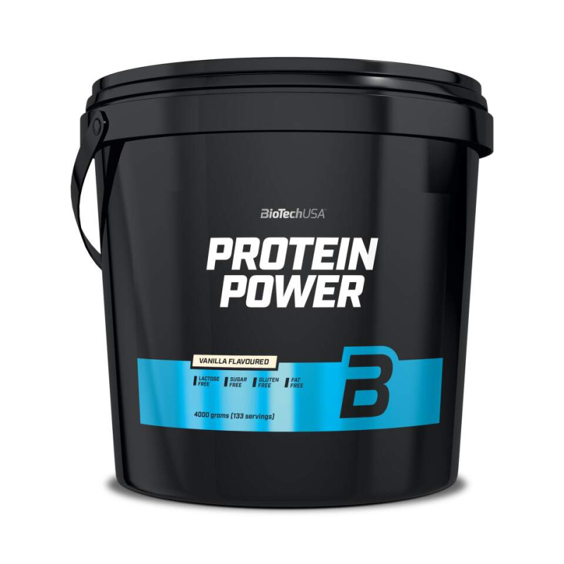 BioTech USA Protein Power 4000 g Příchuť: Vanilka