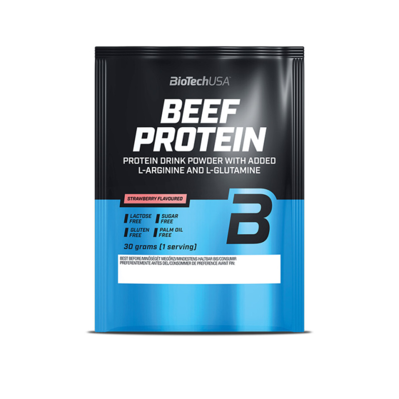 Biotech USA BiotechUSA Beef Protein 30 g - jahoda