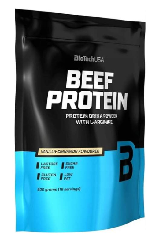 Biotech USA BiotechUSA Beef Protein 500 g - vanilka/skořice