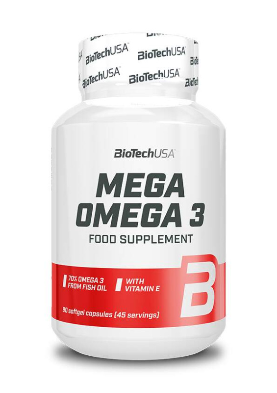 BioTech USA Mega Omega 3 Balení: 90 kapslí
