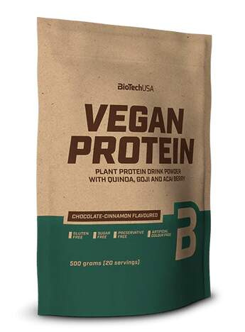 BiotechUSA Vegan Protein 500g - čokoláda/skořice