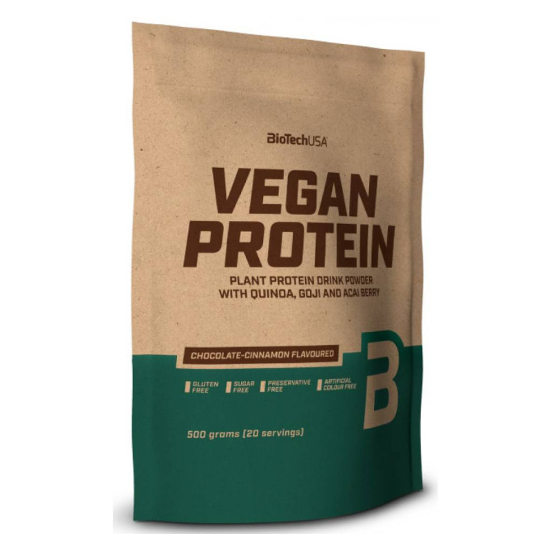 BioTech USA Vegan Protein, 2000 g Příchuť: Vanilka/Sušenka