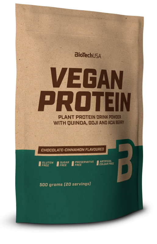 BioTech USA Vegan Protein, 2000 g Příchuť: Vanilka/Sušenka