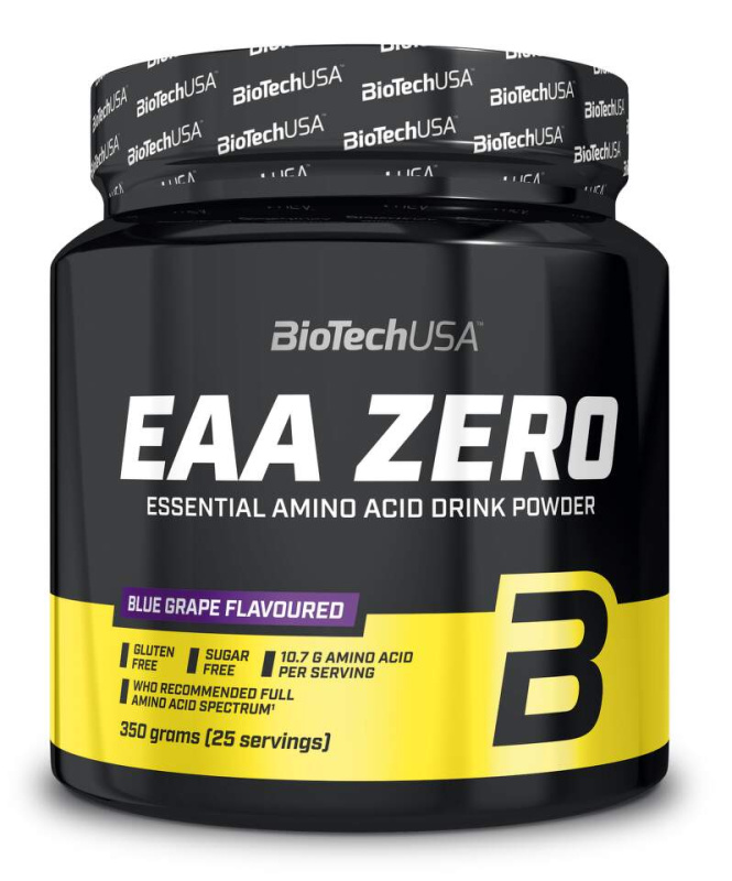 BiotechUSA EAA Zero 350 g - modrý hrozen