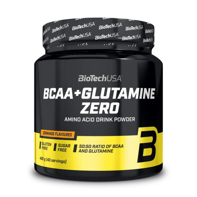 Biotech USA BiotechUSA BCAA + Glutamine Zero 480 g - pomeranč