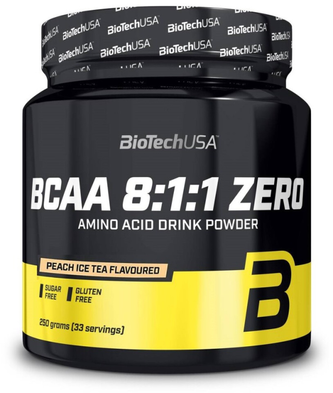Biotech USA BioTechUSA BCAA 8:1:1 ZERO 250 g broskev/ledový čaj