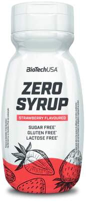 Biotech USA BiotechUSA Zero Syrup 320 ml - jahoda