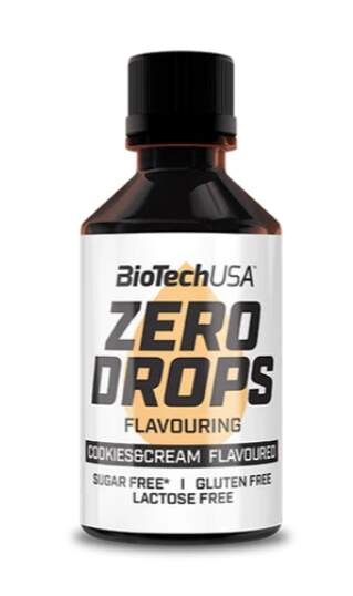 Biotech USA BiotechUSA Zero Drops 50 ml - Cookies & cream
