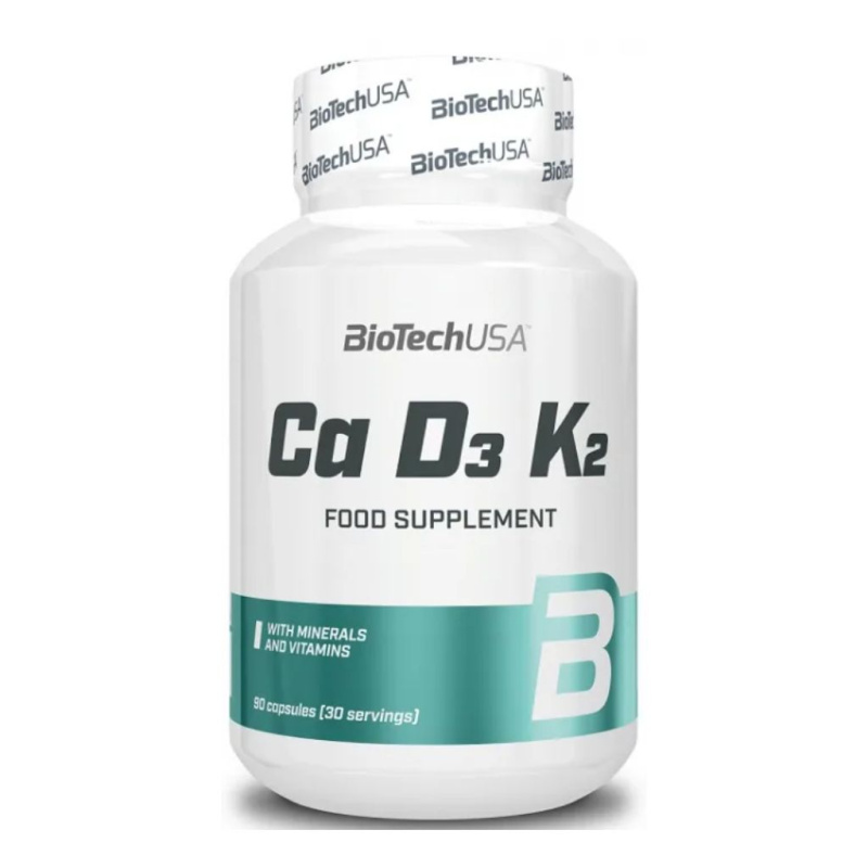 Biotech USA BiotechUSA Ca+D3+K2 90 kapslí