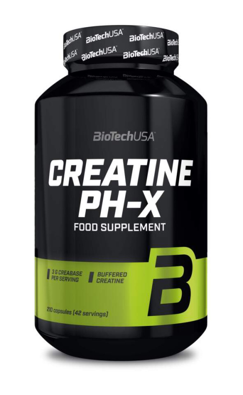 Biotech USA Creatine pH-X, 210 kapslí