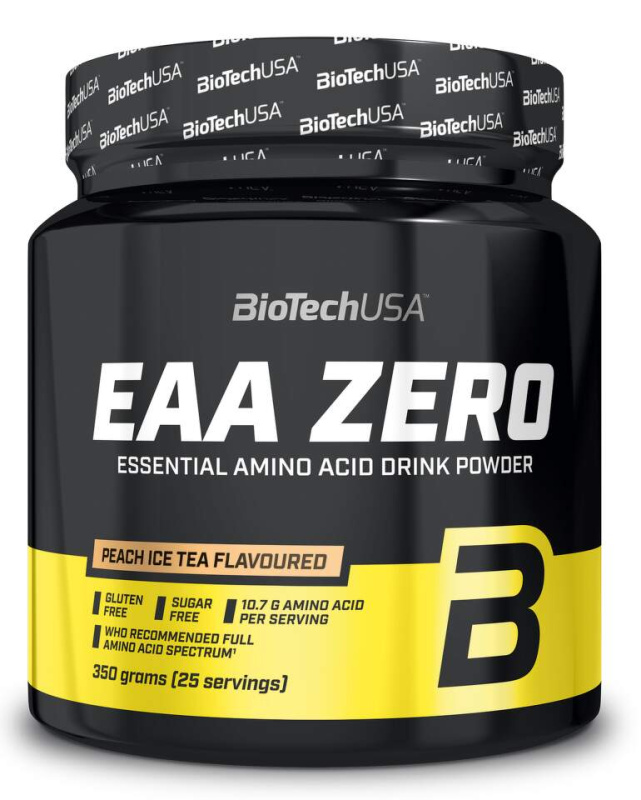 BiotechUSA EAA Zero 350 g - broskvový ledový čaj
