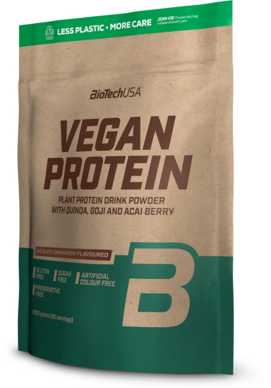 BiotechUSA Vegan Protein 2000g - čokoláda/skořice