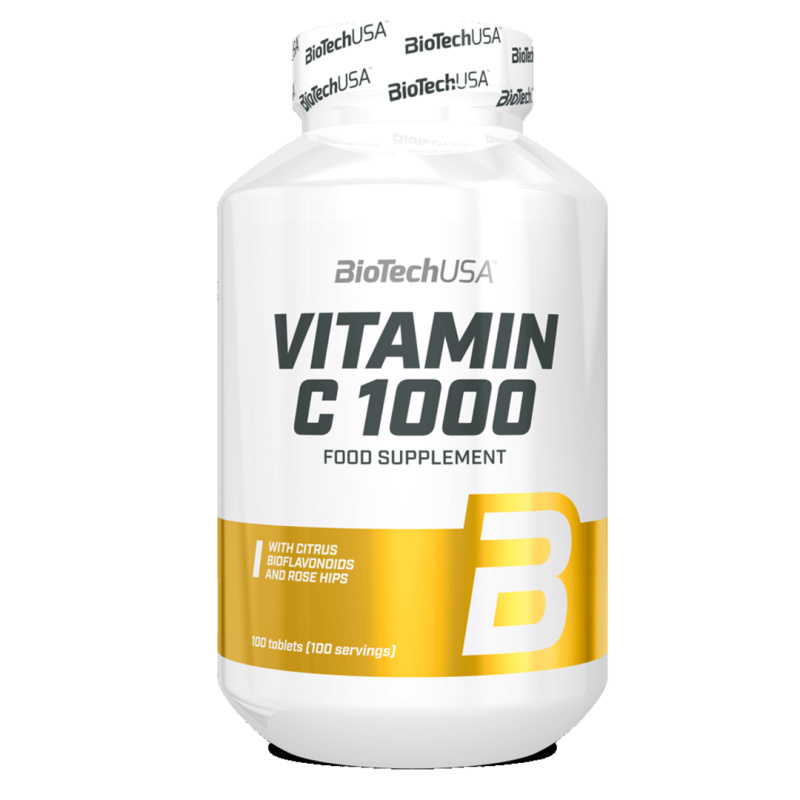 BioTech USA Vitamín C 1000 mg 100 tablet