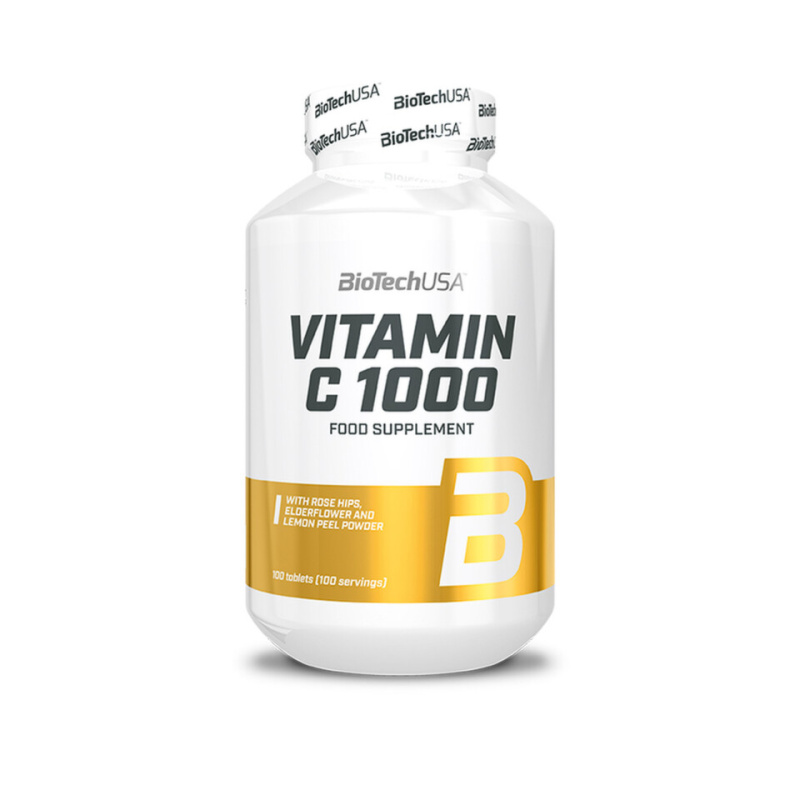 BioTech USA Vitamín C 1000 mg 100 tablet