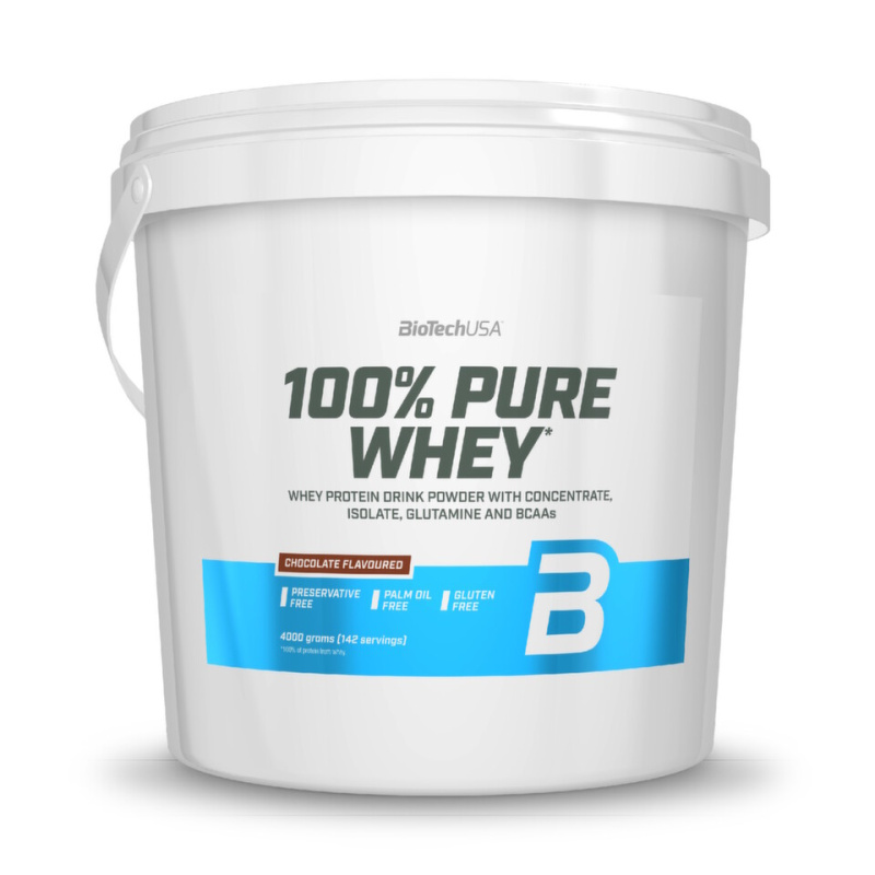Biotech USA BioTechUSA 100% Pure Whey 4000 g - čokoláda